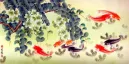 Large Koi Fish Painting