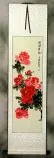 Pink and Red Peony Flower Wall Scroll