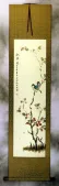 Spirit of Autumn Bird and Flower Wall Scroll