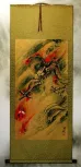 Flying Chinese Dragon - Asian Wall Scroll