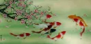 Koi Fish and Plum Blossoms
