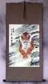 Chinese Tiger Wall Scroll