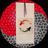 Yin Yang Fish Symbol Silk Wall Scroll