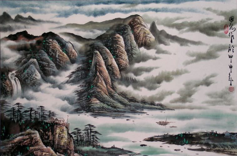 River Landscape of South China