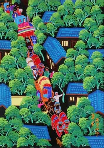 Village Wedding - South Chinese Folk Art