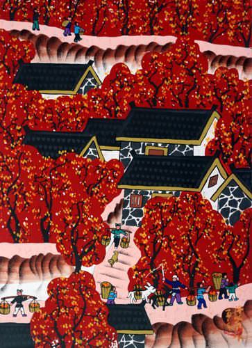 Jujubes - Southern Chinese Folk Art Painting