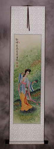 Diao Chan - Famous Beauty of China Wall Scroll
