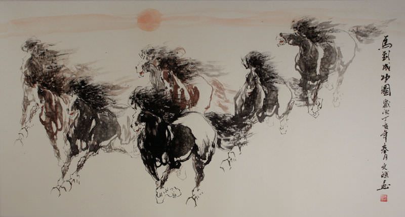 Galloping - Chinese Painting