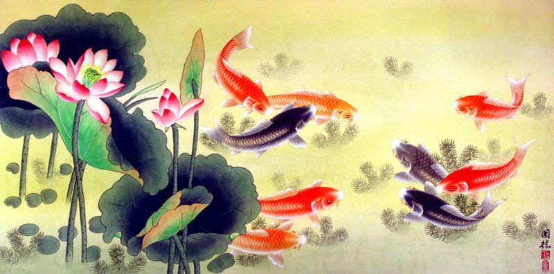 Koi Fish Painting